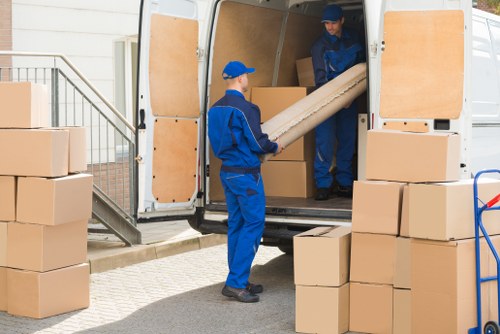 Office relocation team planning a move in Greenwich
