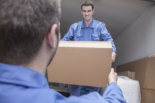 Removal team assisting with a residential move in Greenwich