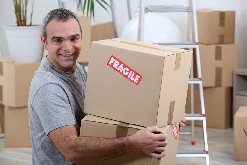 Removal team handling a Greenwich apartment relocation