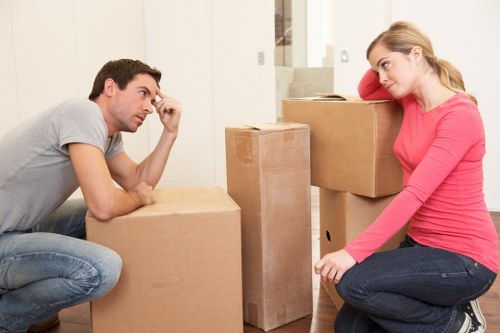 Reusable furniture prepared for charity donation after a move