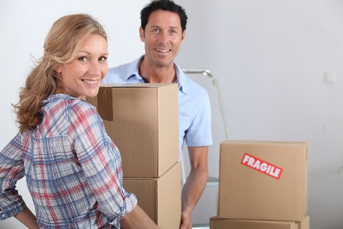 House removals support for a Greenwich family property